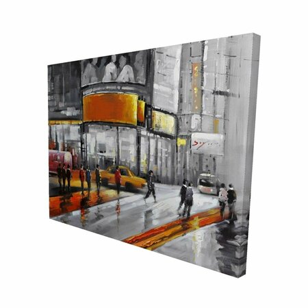 FONDO 16 x 20 in. Circulation In Times Square-Print on Canvas FO2795310
